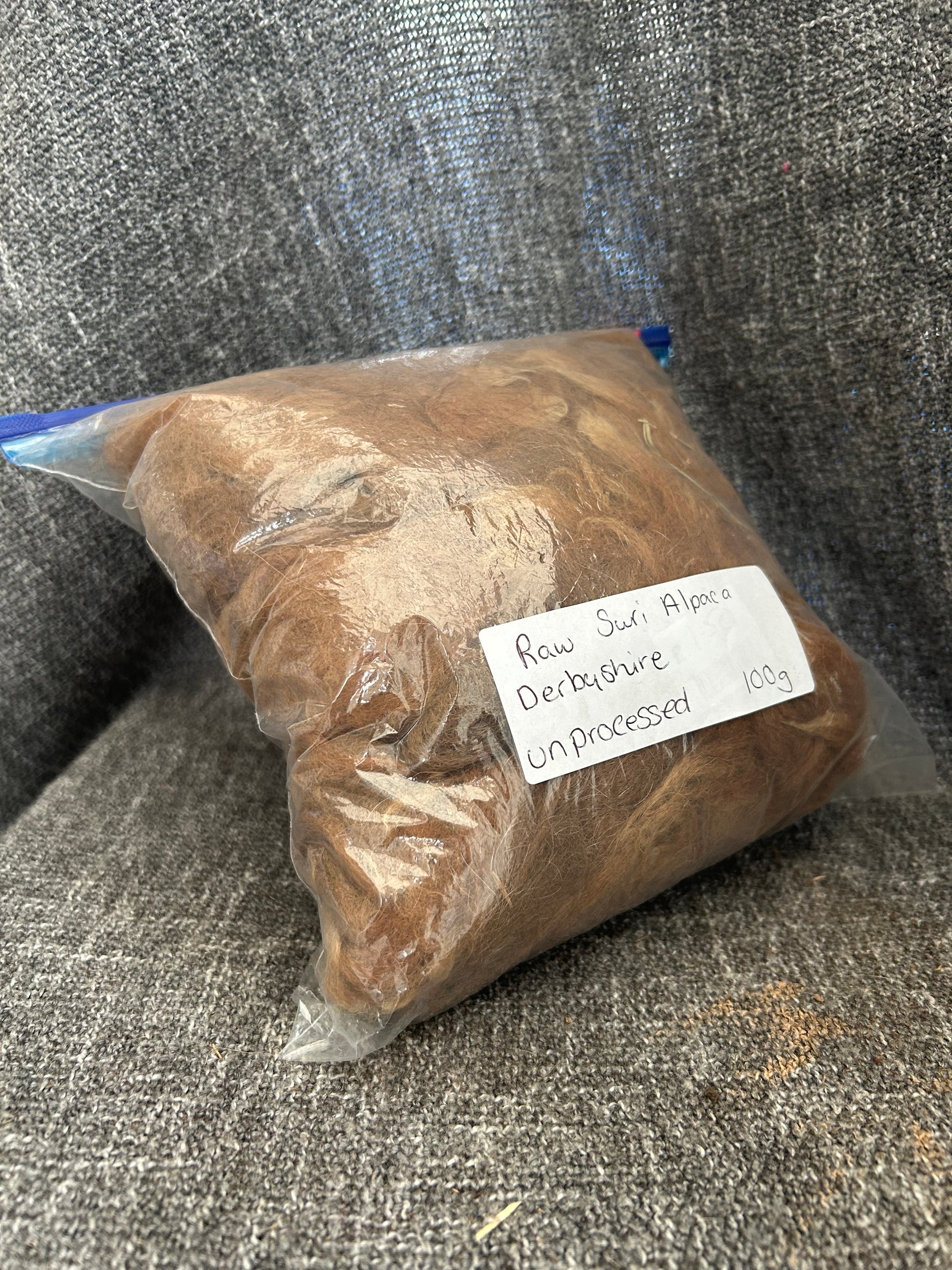 Raw Suri Alpaca Fleece