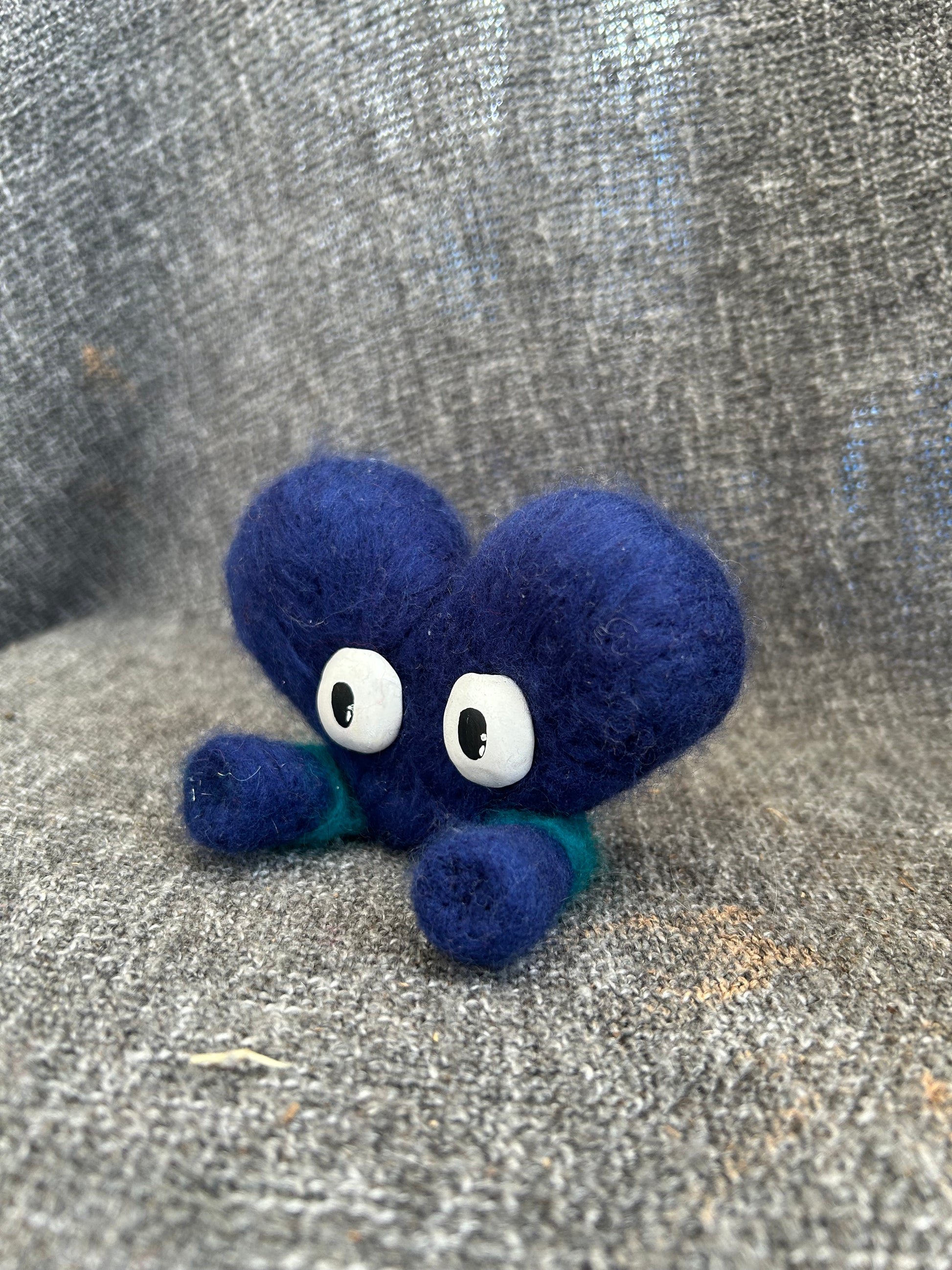 Needle felted Creature from the heart