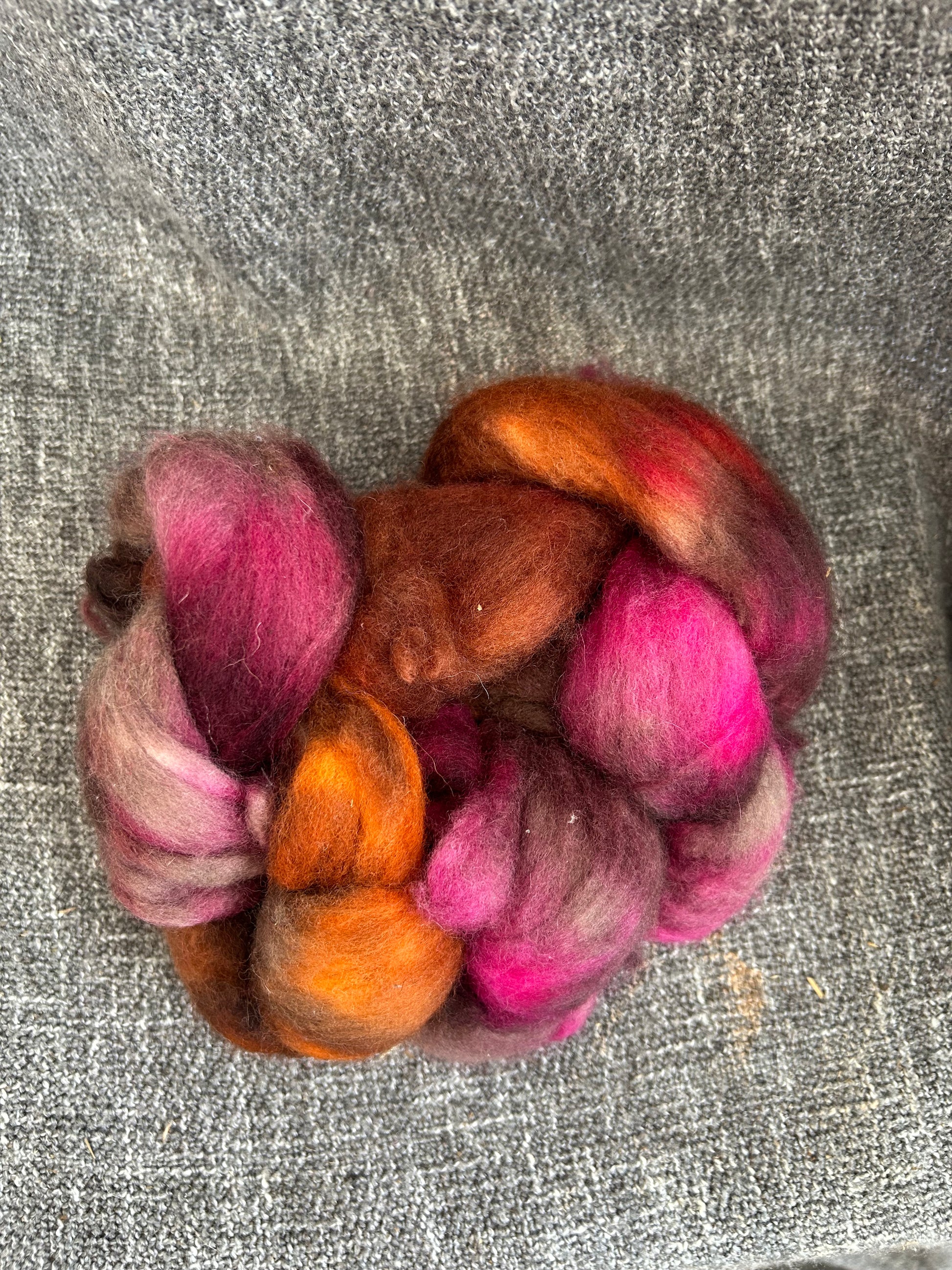 Blue Faced Leicester hand dyed