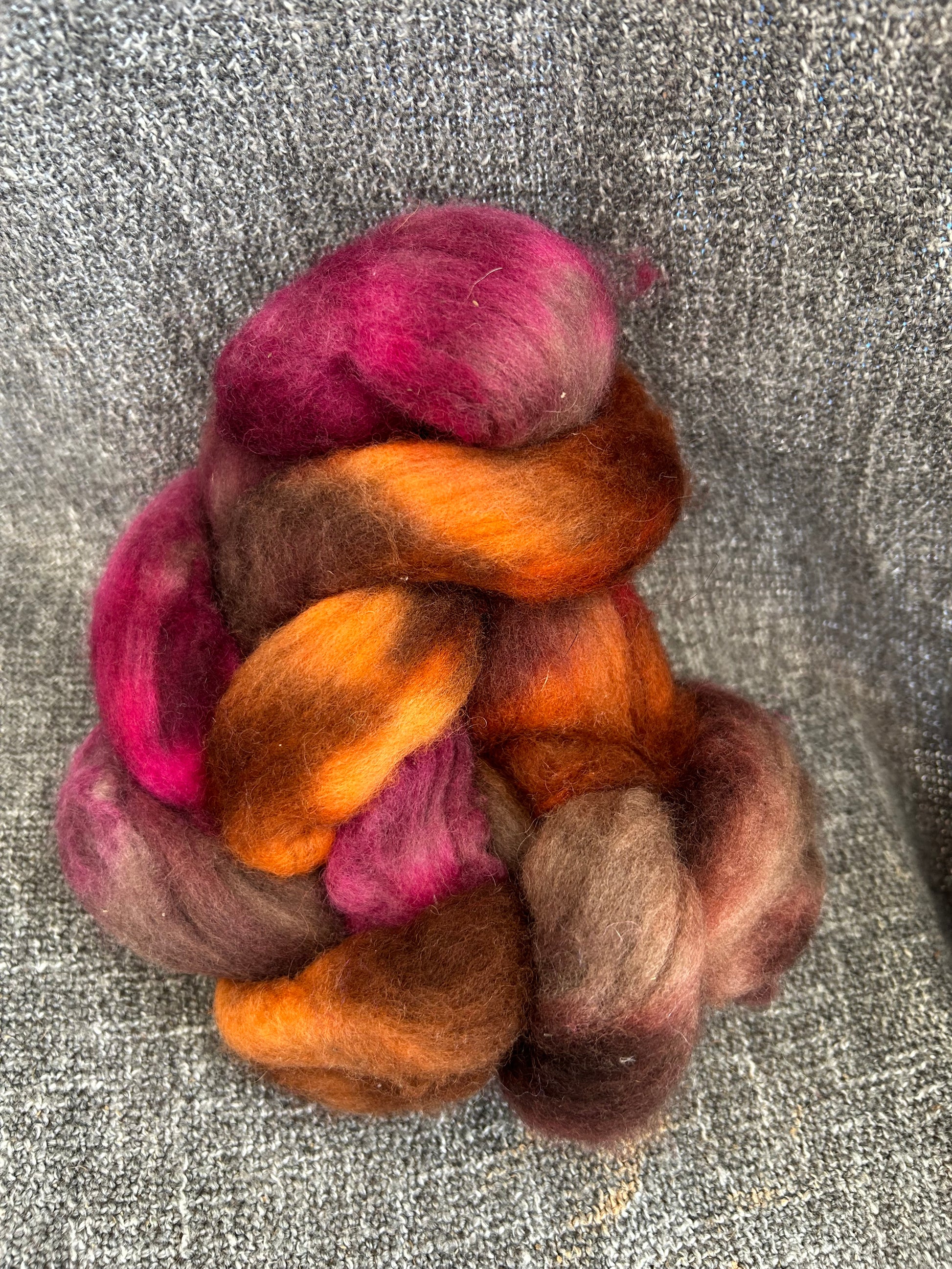 Blue Faced Leicester hand dyed