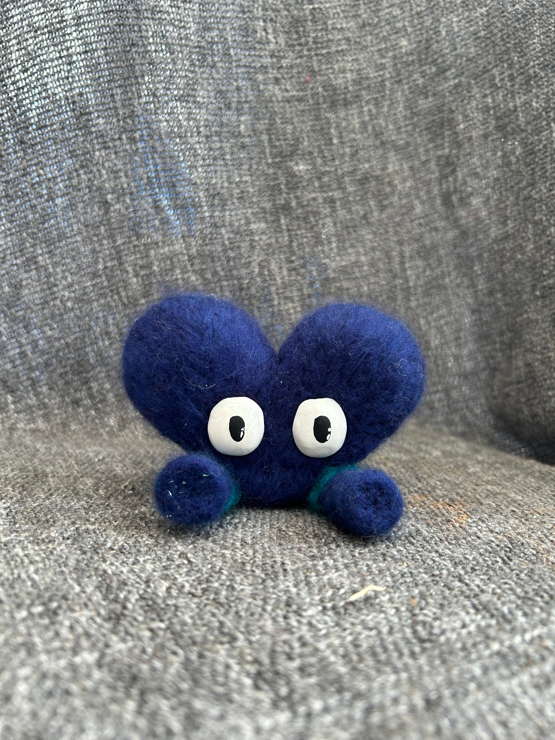 Needle felted Creature from the heart