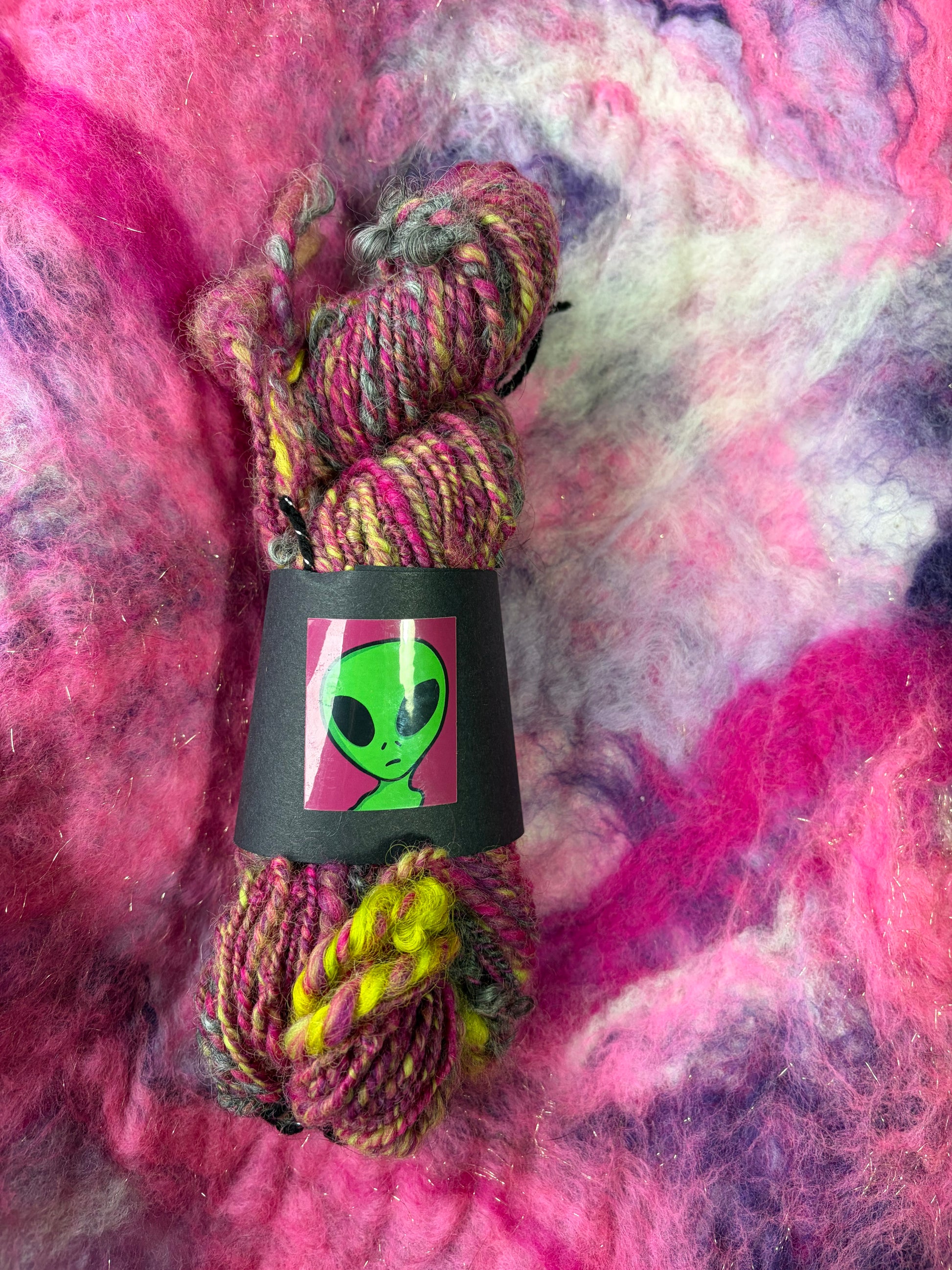 Corriedale and Wensleydale’s locks Handspun Yarn