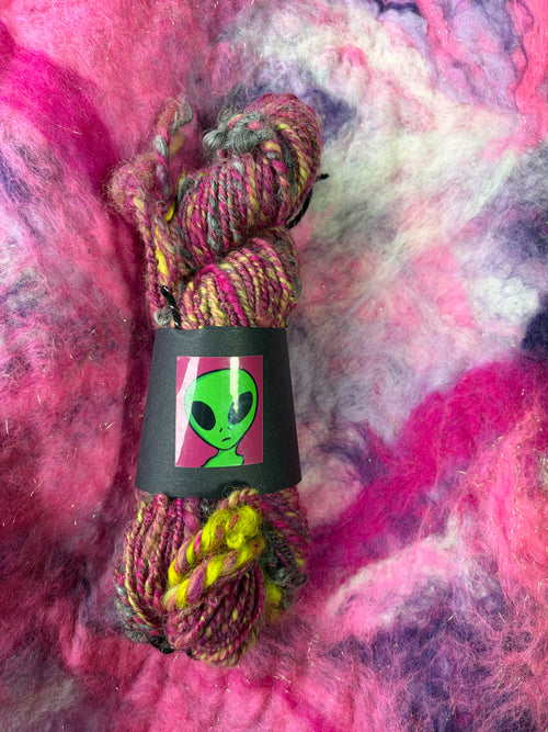 Corriedale and Wensleydale’s locks Handspun Yarn