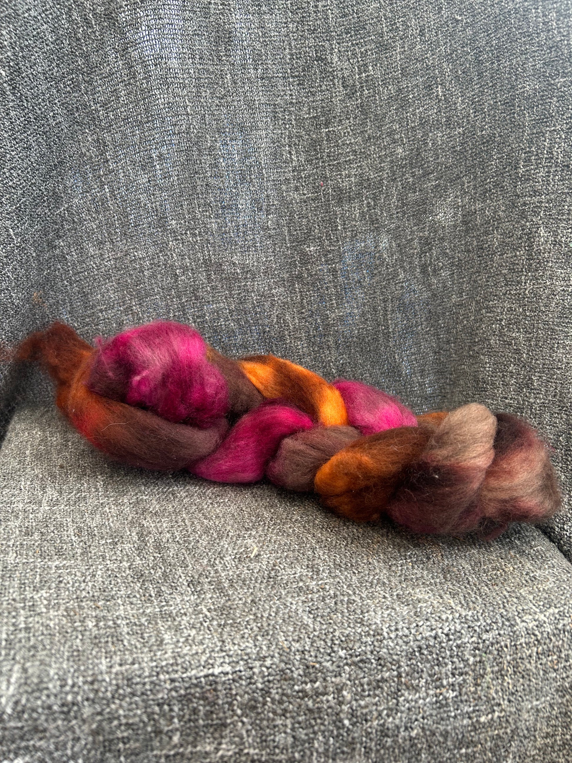 Blue Faced Leicester hand dyed