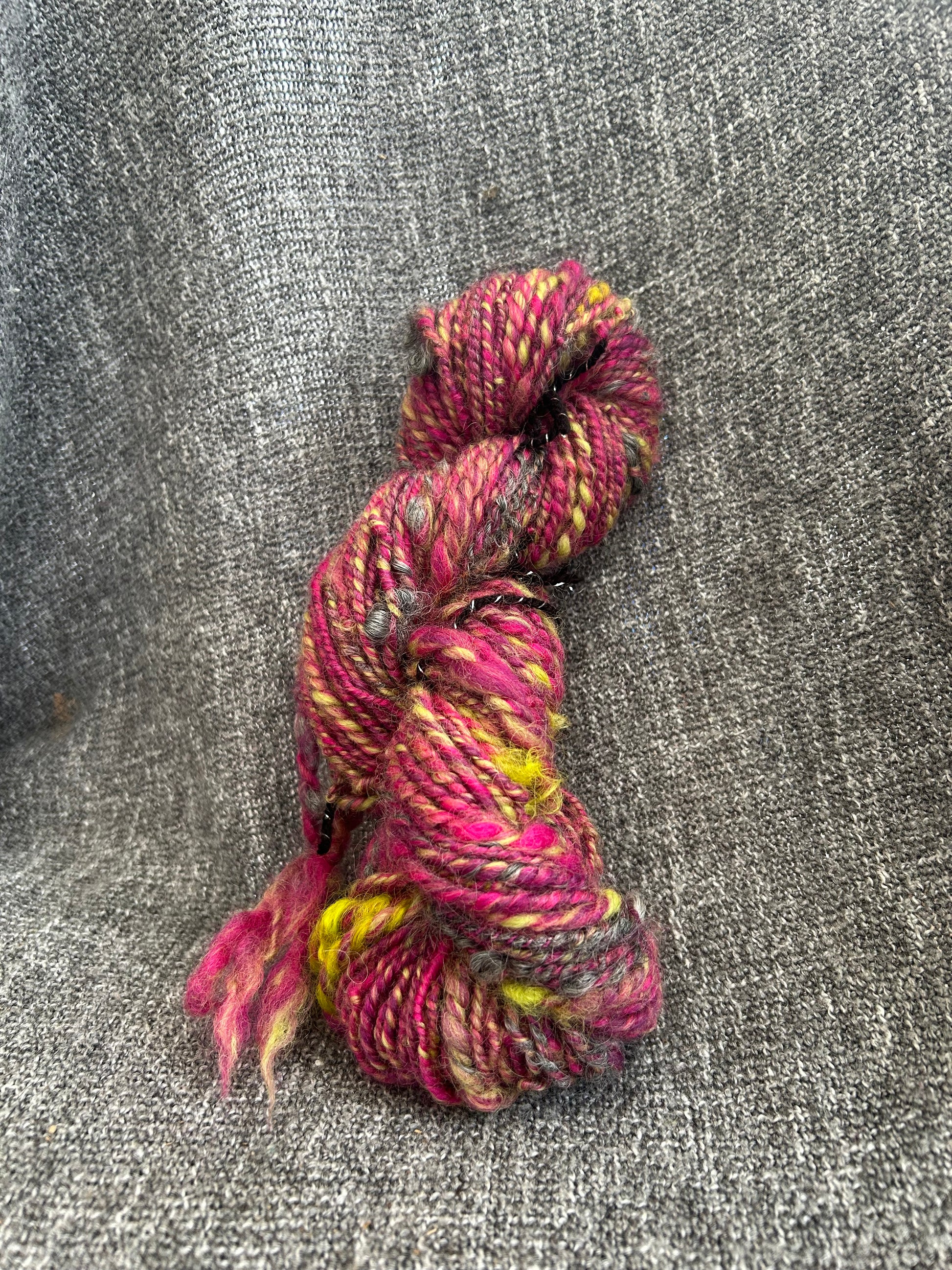 Corriedale and Wensleydale’s locks Handspun Yarn