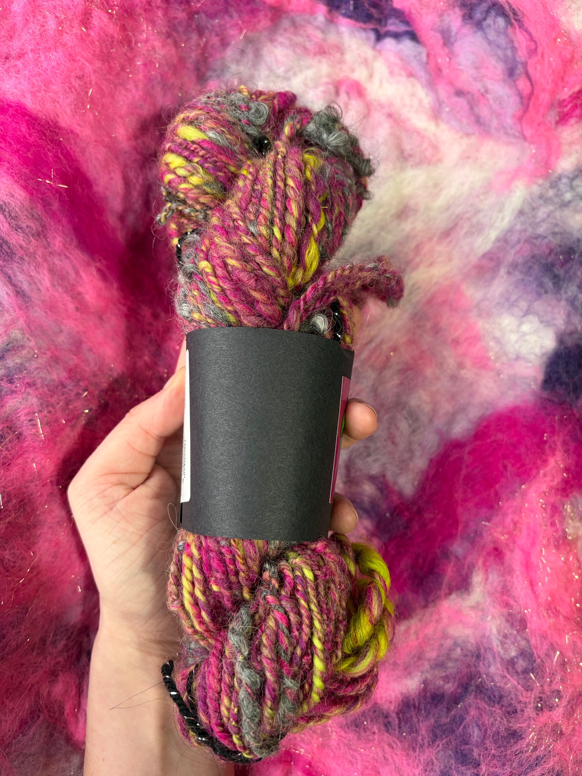 Corriedale and Wensleydale’s locks Handspun Yarn