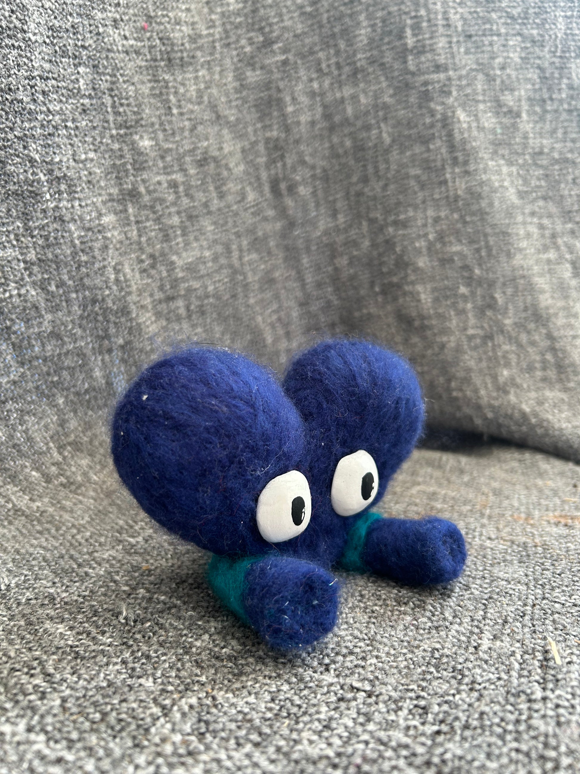 Needle felted Creature from the heart