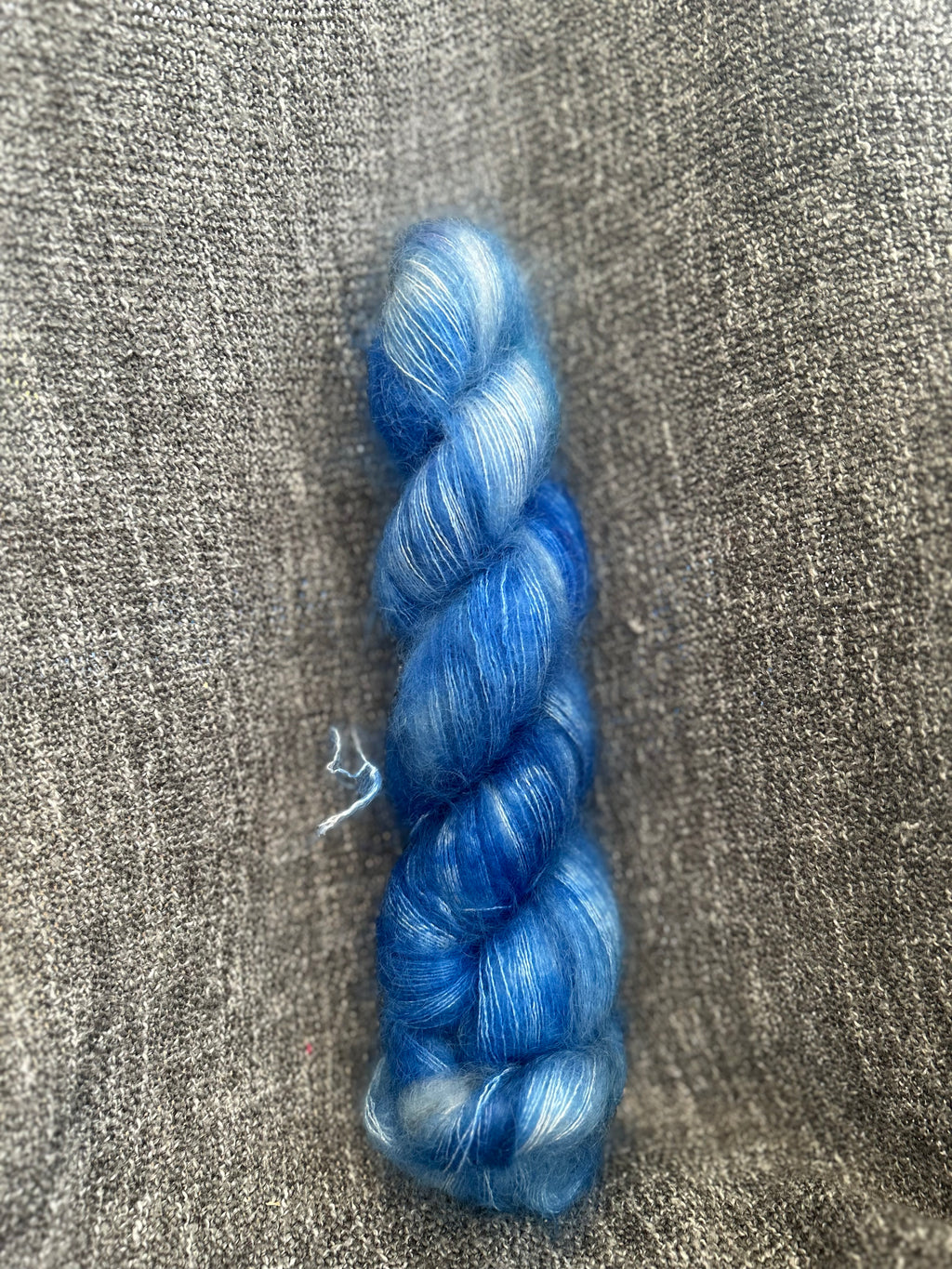 Iced Water - Hand dyed Mohair